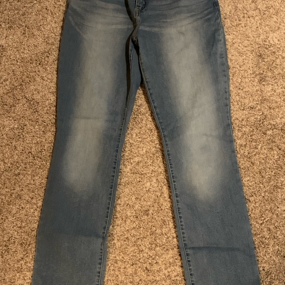 Women Lee Straight Leg Mid Rise Jean 16 Long - Picture 1 of 3